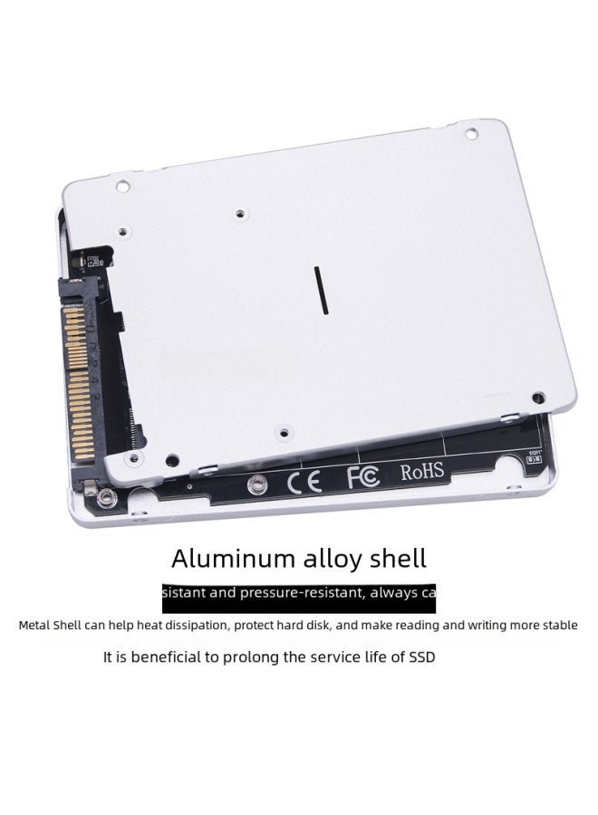 Ngff Nvme To U.2 Adapter Card M.2bmssd Solid State Drive Conversion Card Sff8639 Digital Computer/mobile Hard Drive Box-Color:adapter Plate Housing  - Image 4