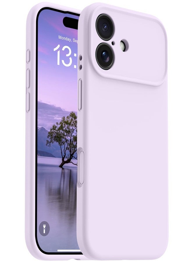 اوتوفلاي جراب OTOFLY المغناطيسي لهاتف iPhone 17، متوافق مع Magsafe، جراب كلاسيكي من السيليكون السائل، زر تحكم مدمج بالكاميرا، بطانة من الألياف الدقيقة مقاومة للخدش، لون موف سحابي - Image 1