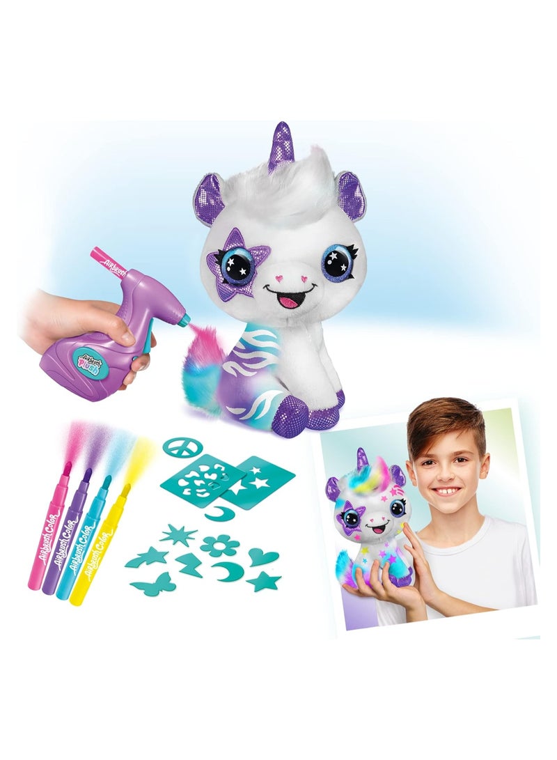 Canal Toys Unicorn Customise Airbrush Plush,Wash And Repeat,Colour Your Plush - Image 2