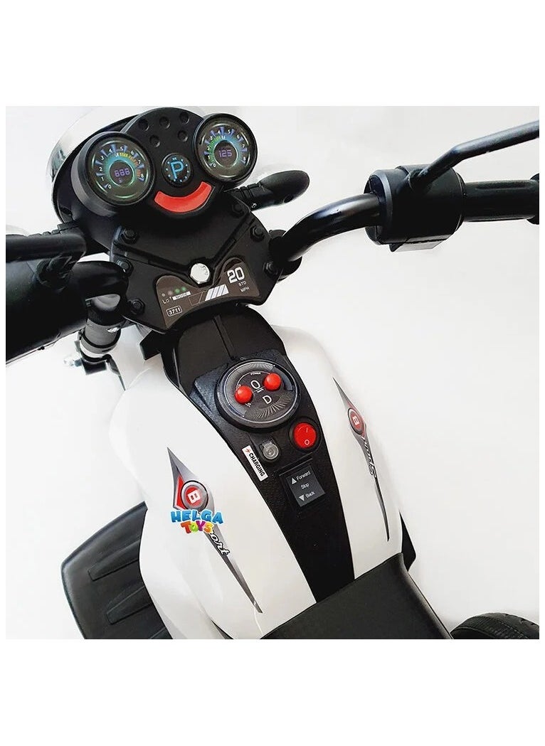 Toy Box - Premium Quality Children Electric Bike Ride On Battery Powered 3 Wheel Motorbike For Kids 2 And Up - Image 1