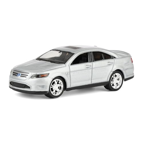 Greenlight 164 2010 Ford Taurus SHO Edition Silver Ricks Auto Sales LP Diecast Exclusive 51621 - Image 1