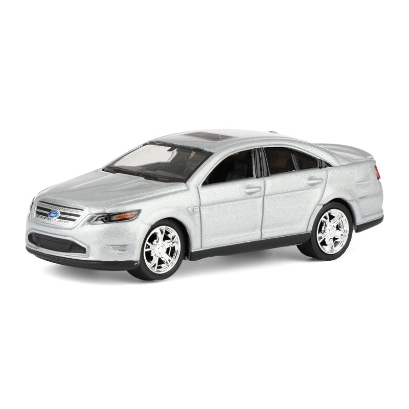 Greenlight 164 2010 Ford Taurus SHO Edition Silver Ricks Auto Sales LP Diecast Exclusive 51621 - Image 3