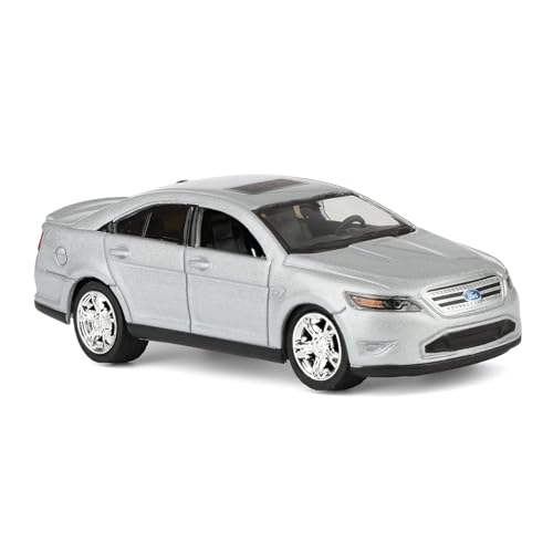 Greenlight 164 2010 Ford Taurus SHO Edition Silver Ricks Auto Sales LP Diecast Exclusive 51621 - Image 5