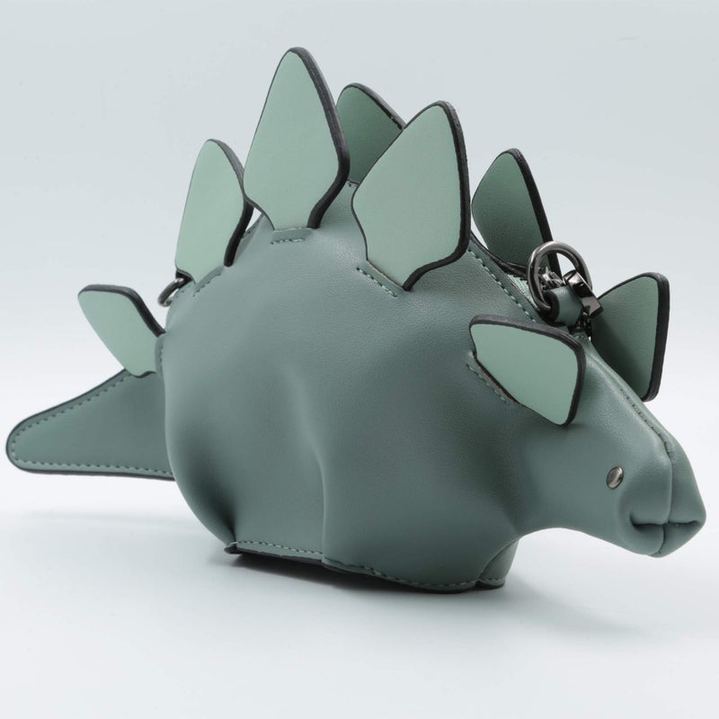 Ondeam Dinosaur Shoulder Purses,PU Stegosaurus CrossBody Bag for Girl Women(Blue) - Image 2