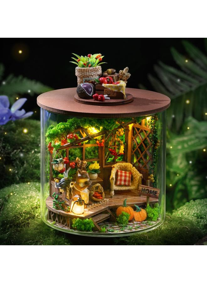 Zhiqu House Diy Cabin Dream Bottle Series Hand-assembled 3D Architectural Model Ornaments Gifts - Image 4