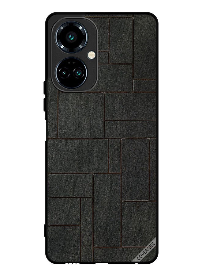 Covernex Protective Case Cover For Tecno Camon 19 Pro Stones Wall Pattern - Image 1