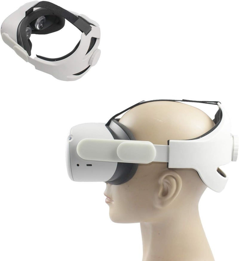 عصارة رأس VR: مواد ABS رفيعة المستوى وتصميم مخصص التلاءم - عصارة رأس بديلة خفيفة الوزن ومريحة لـ Oculus Quest2 لعاب VR والتجربة الساحقة - Image 4