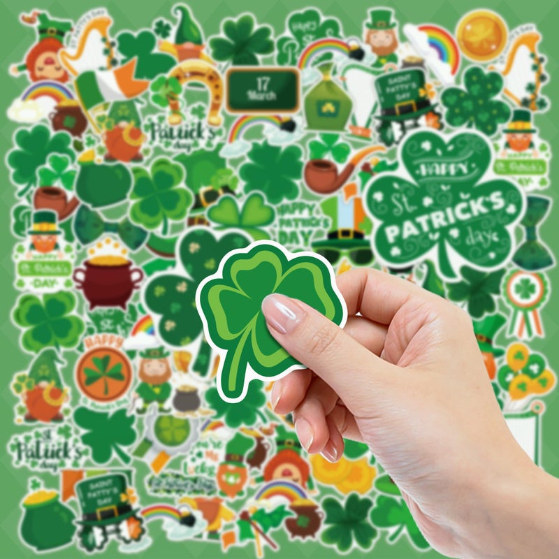 OHOME St Patricks Day Stickers for Kids - 120 PCS St Patricks Day Accessories Shamrock Decorations - St. Patrickâ€™s Day Crafts for Kids - St Paddys Day Gifts Treats Party Favors for Boys Girls - Image 3