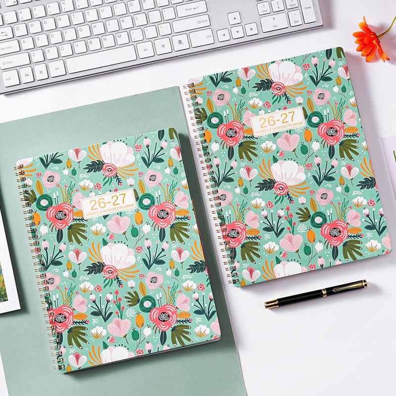 Coboll 2026-2027 Planner - 2026-2027 Planner Weekly and Monthly, Jul.2026-Jun.2027, 8.5''x11'', Large Daily Blocks to Write, Academic Weekly Monthly Planners with Colorful Tabs, Inner Pocket - Image 2