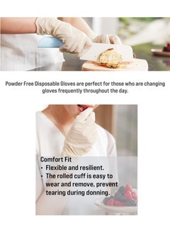 Gesalife Powder Free Latex Disposable Gloves 100 Pcs  - Image 5