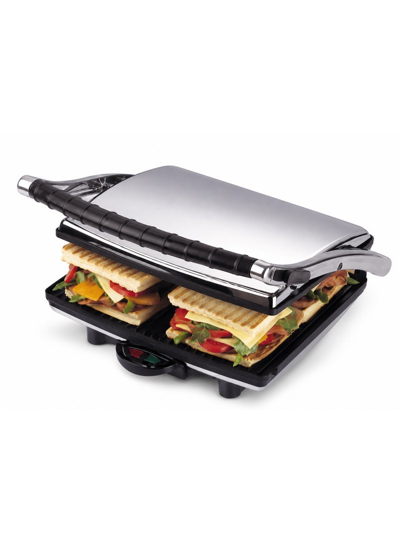NOVA NT-233HDG 4-Slice Sandwich Press, Electric Sandwich Maker & Grill, Non-Stick Cooking Plates, Adjustable Temperature Control, Toasted Sandwich Maker for Breakfast & Snacks - Image 3