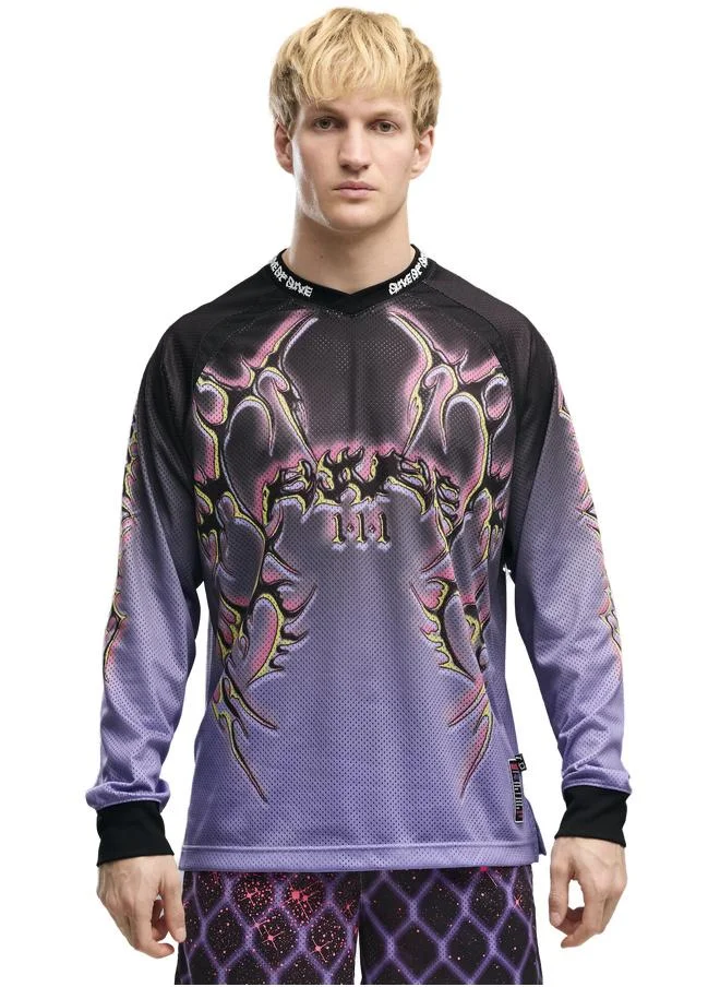 Melo Asteriks Long Sleeve Relaxed Moto Jersey Men