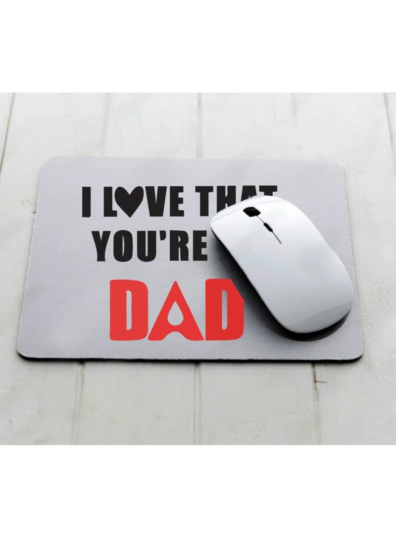 PRINTSHOP4ME Father's Day Mouse Pad - Father's Day Mouse Pad with Shortcut Reference Guide for Mac OS, Windows - Father's Day Design Printed Mouse Pad for PC, Laptop, Gaming - Gift for Father's Day  - Image 4
