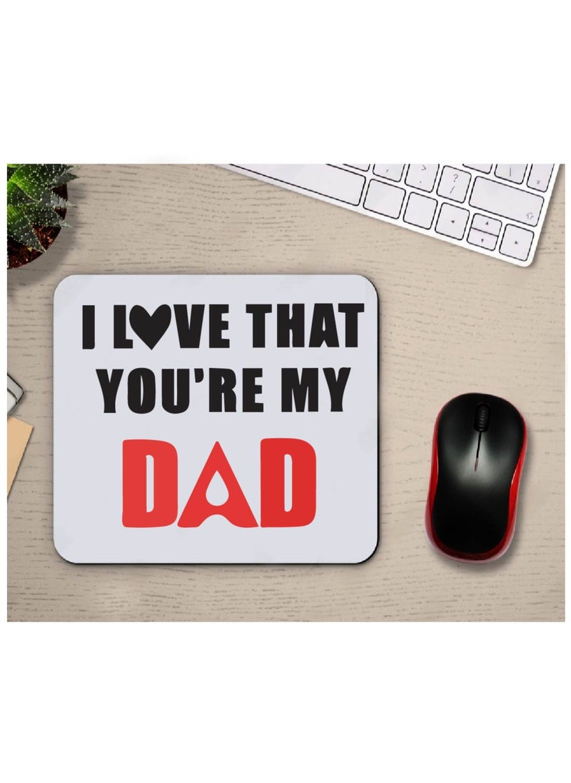 PRINTSHOP4ME Father's Day Mouse Pad - Father's Day Mouse Pad with Shortcut Reference Guide for Mac OS, Windows - Father's Day Design Printed Mouse Pad for PC, Laptop, Gaming - Gift for Father's Day  - Image 2