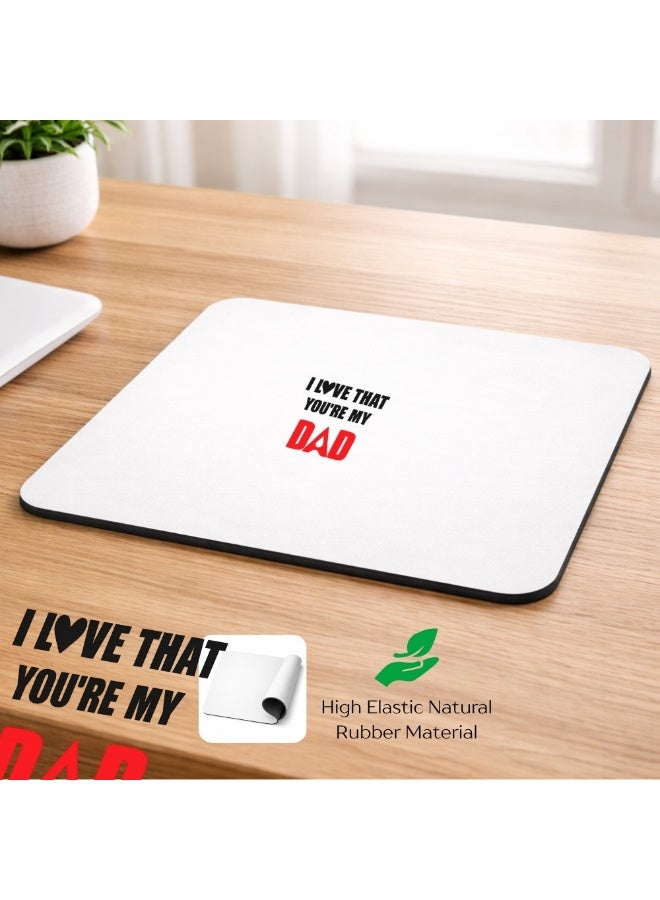PRINTSHOP4ME Father's Day Mouse Pad - Father's Day Mouse Pad with Shortcut Reference Guide for Mac OS, Windows - Father's Day Design Printed Mouse Pad for PC, Laptop, Gaming - Gift for Father's Day - Image 5