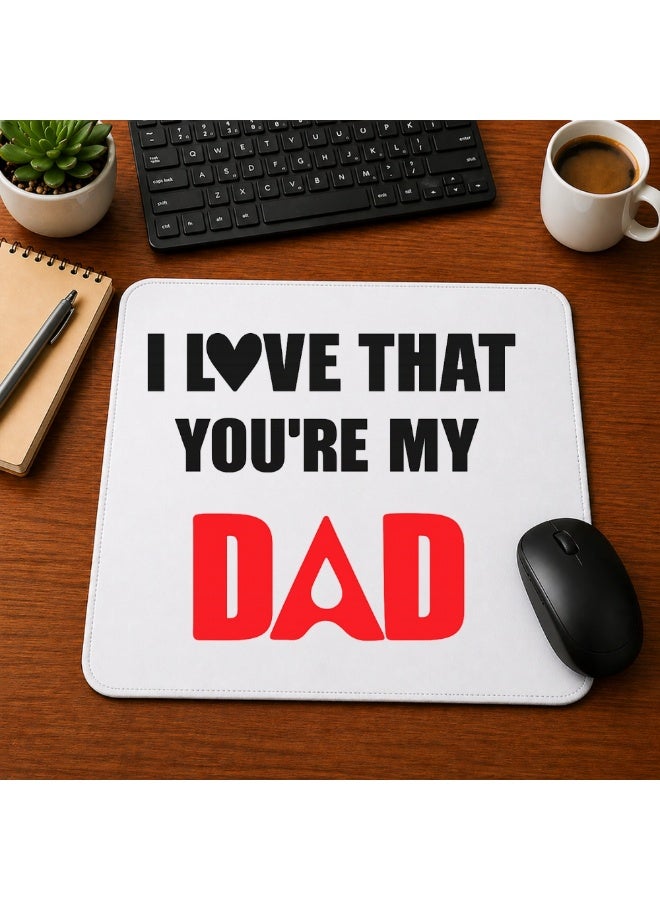 PRINTSHOP4ME Father's Day Mouse Pad - Father's Day Mouse Pad with Shortcut Reference Guide for Mac OS, Windows - Father's Day Design Printed Mouse Pad for PC, Laptop, Gaming - Gift for Father's Day - Image 3