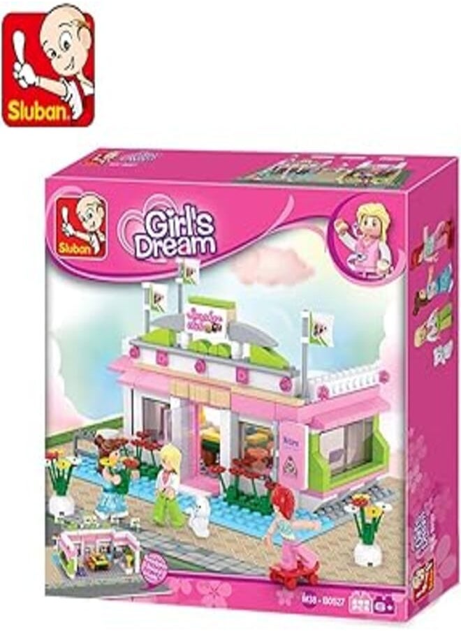 Sluban Sluban Snooker Club Girls Dream Building Kit (289 Pieces) 