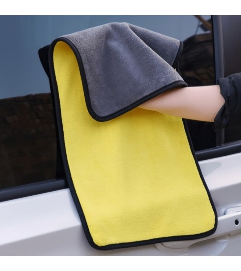 3 Pcs Ultra Fine Fiber Car Cleaning Cloth For Windows Interior Exterior Wash - Image 4