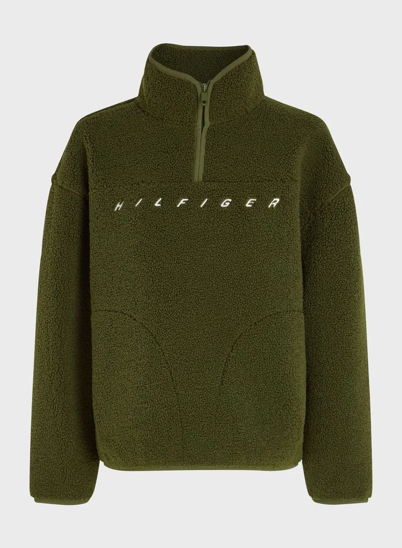 TOMMY HILFIGER Relaxed Teddy Hoodie