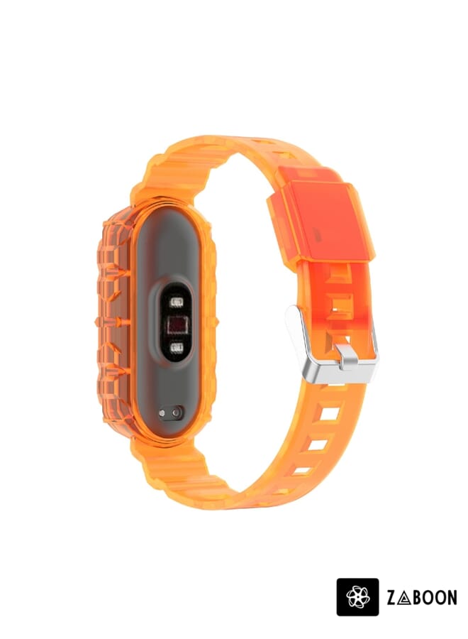 Zaboon Xiaomi Mi Band 5/6/7 Universal TPU Integrated Watch Band - Image 5