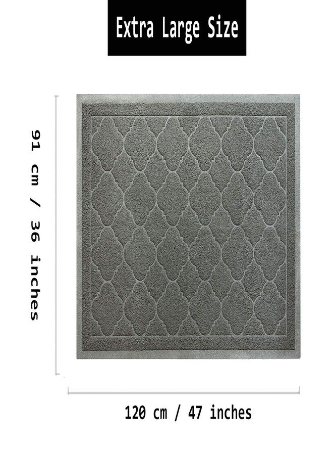 PETUPPY Cat Litter Mat Traps Litter from Litter Box XL Size 47"X36" Durable Trapping Rug, Non-Slip and Waterproof, Easy to Clean - Image 4