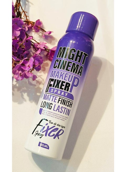 Makeu fixer spray Matte Finish Long Lastin from might Cinema-1363- Move package