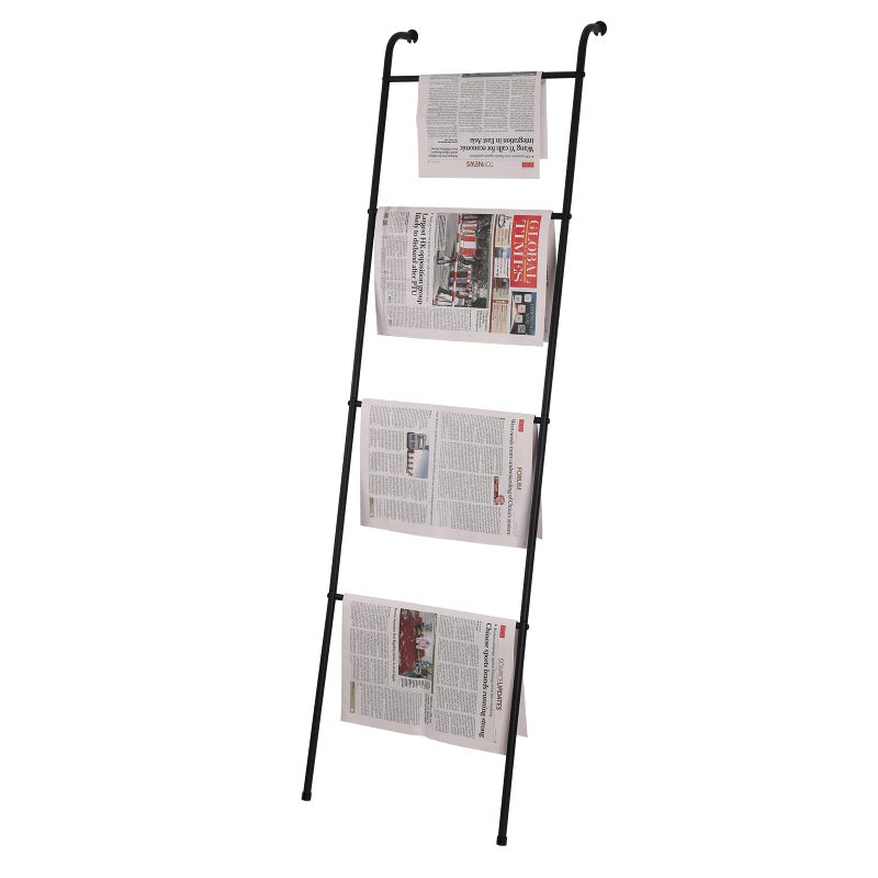 OUSHENG 2 Pack Blanket Ladder Decorative Towel Rack Holder for Bathroom, Wall Leaning Metal Drying Quilt Stand for Living Room Bedroom Farmhouse Home Decor, for Women Mom Mother Her Wife - Black - Image 3