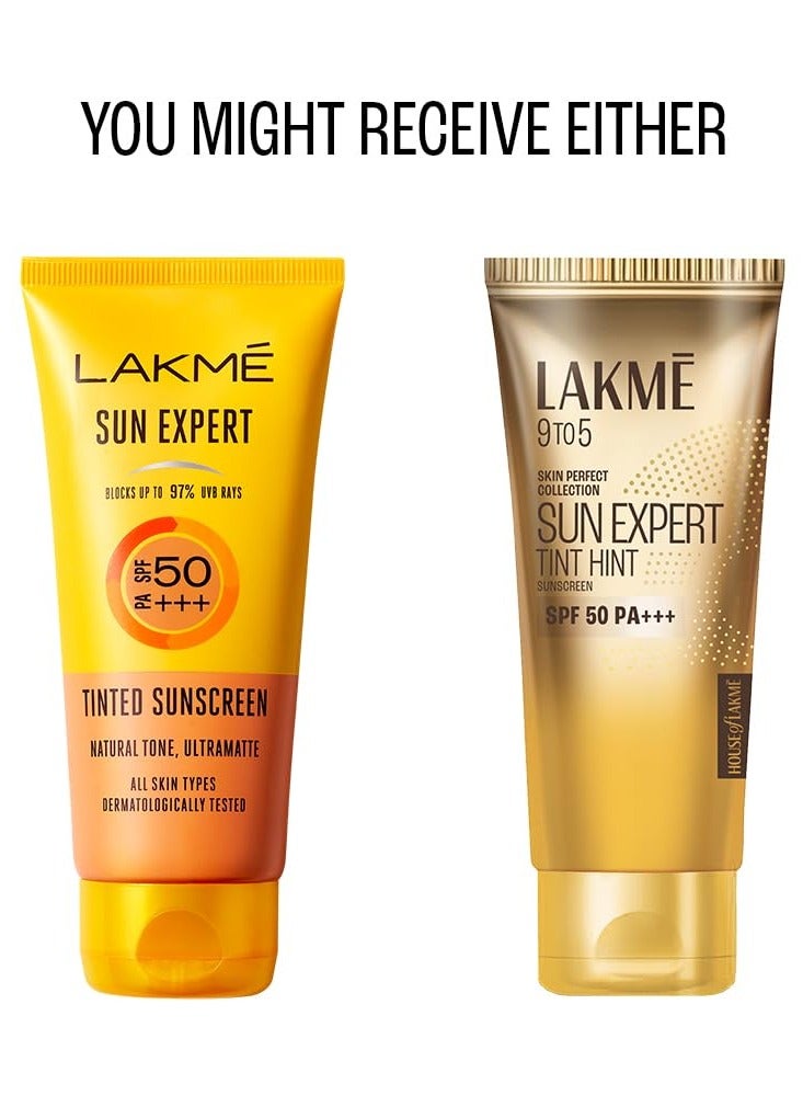 LAKME Sun Expert Tinted Sunscreen 50 SPF 100g multi - Image 2