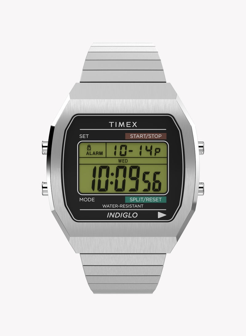 Timex 80 Steel Perfect Fit Expansion TW2W47700 Unisex Watch - Image 1