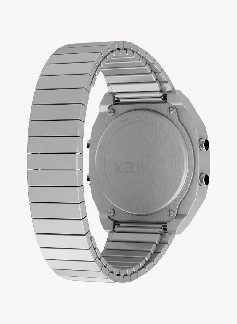 Timex 80 Steel Perfect Fit Expansion TW2W47700 Unisex Watch - Image 2