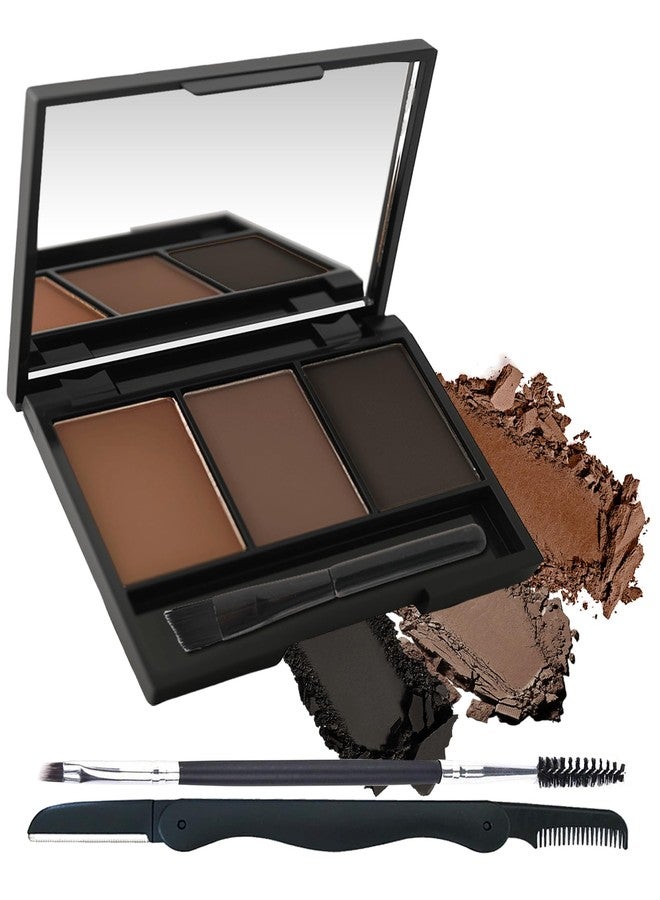 LYSdefeu Eyebrow Powder Palette, Eye brow Tinting Filler Kit with Razor for Women-02 - Image 1