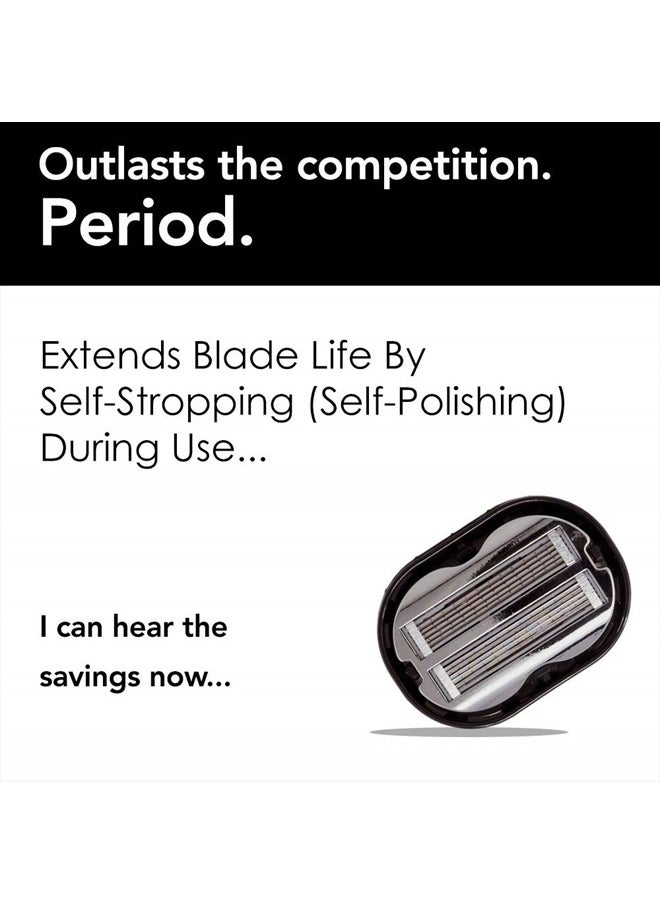 Premium Omnishaver with Cartridge Kit - The Fastest Way to Shave Head, Legs, Arms, Body|an Alternative to Disposable Shaving Razors Self Cleans & Strops During Use with Durable Blade|Bald Head Shaver