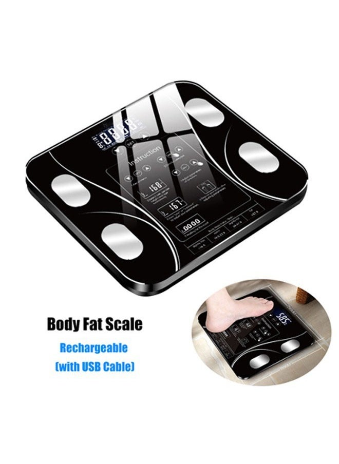 Intelligent Weight Scale, Body Fat Scale, Body Weight Scale, Digital Scales for Body Weight Household Health Monitor, High Precision Intelligent Digital Electronic Weight BMI Scale, Black - pzsku/Z5C942EE25EEEC2600682Z/45/_/1740377688/b5e25709-8c41-4aab-9c09-0430a38505ff