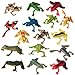 Mukum 16Pcs Plastic Frogs Toy for Kids Easter Party Favors Mini Red Frogs Toys Fun Tropical Forest Character Toys for Boy Girl - Image 3