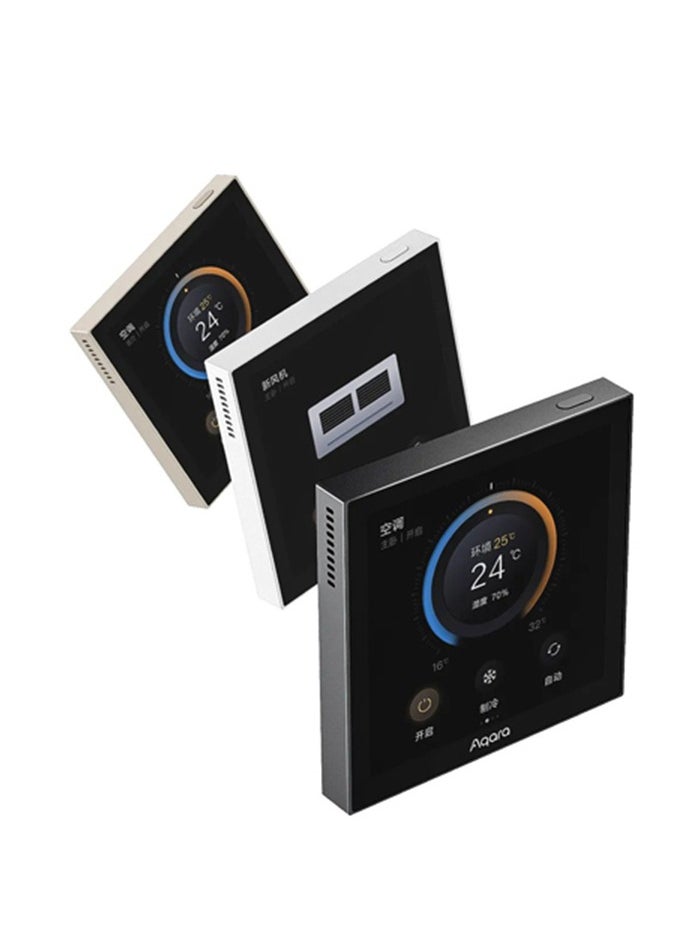 Aqara - Aqara S3 Smart Zigbee Thermostat,Touch Screen Panel Voice/Remote Control Support Sensing Temperature Humidity Work with Homekit APP - Image 1