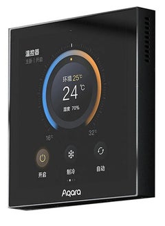 Aqara S3 Smart Zigbee Thermostat,Touch Screen Panel Voice/Remote Control Support Sensing Temperature Humidity Work with Homekit APP