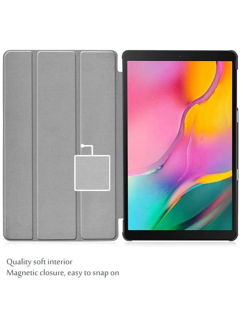 Womdee Galaxy Tab A 8.0 2019 Case T290 T295, Slim Light Cover Trifold Stand Hard Shell Folio Case for 8.0 inch - Image 5