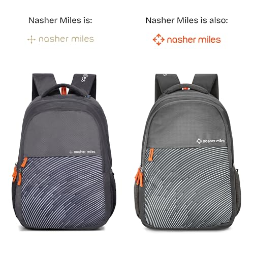 Nasher Miles Wave Backpack for Men & Women |3 compartment/Casual/College Bag | Navy Blue, 45L - Image 2