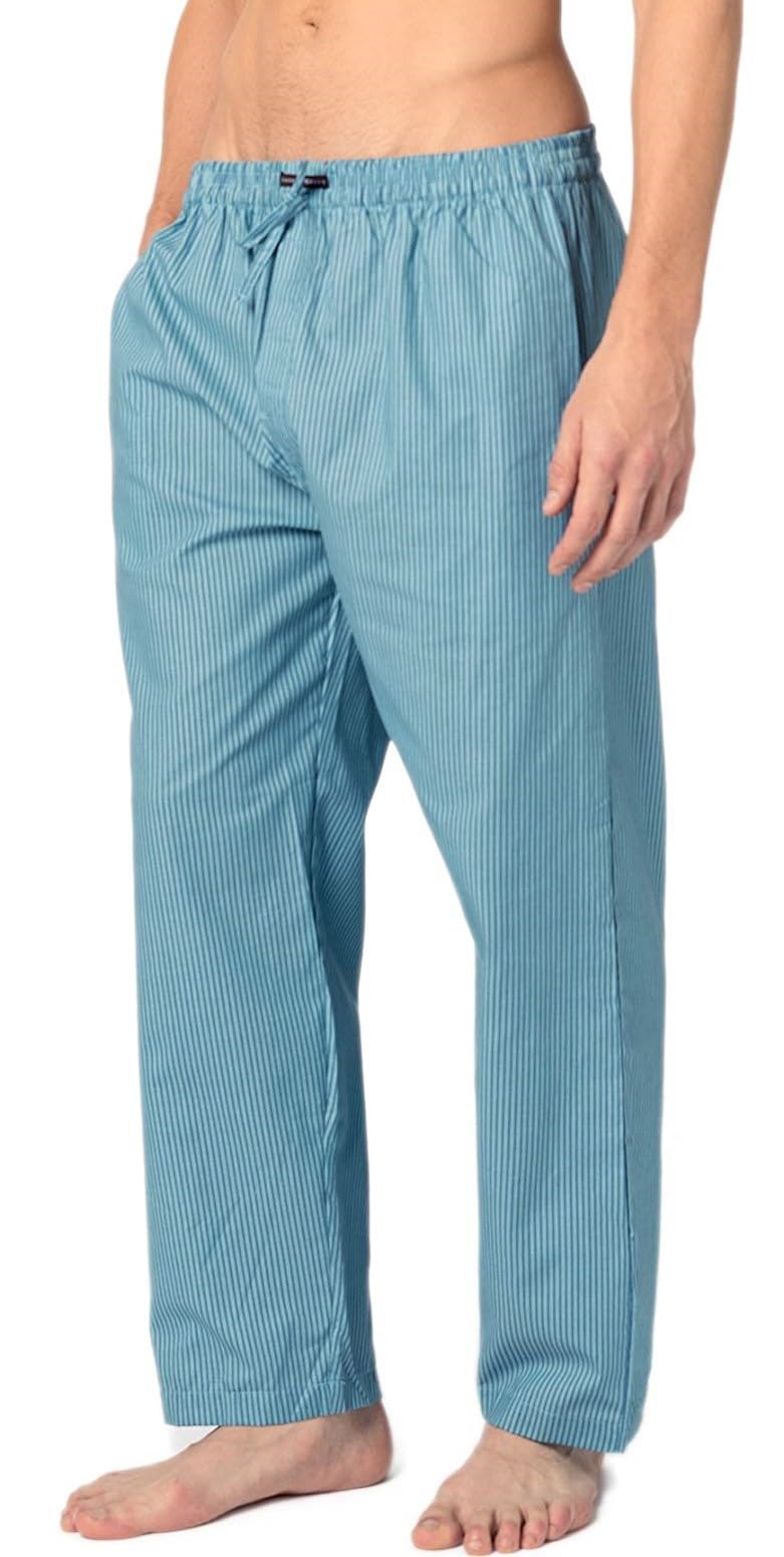 Andrew Scott Men's 2 Pack Super Soft Woven Pajama & Sleep Long Lounge PJ Pants (2 Pack- Blues, X-Large) - Image 4