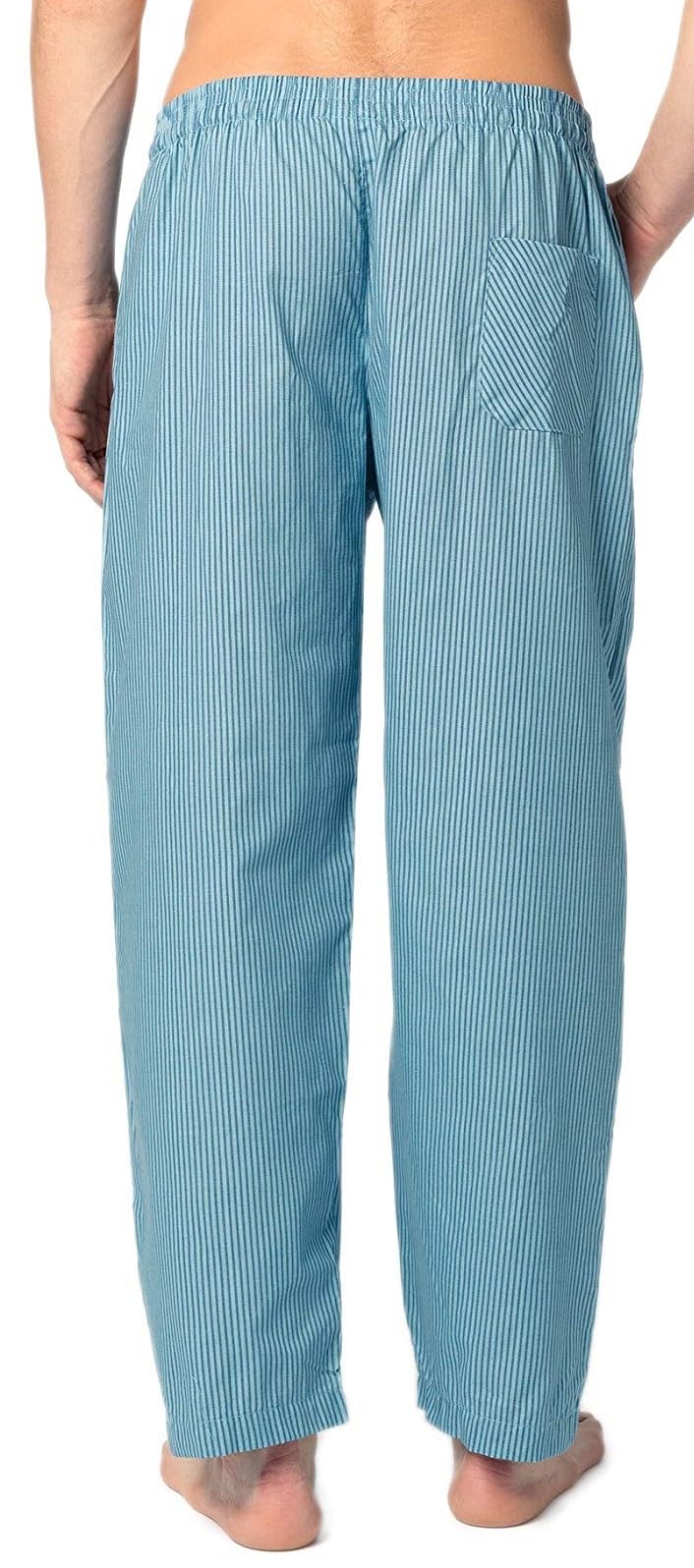 Andrew Scott Men's 2 Pack Super Soft Woven Pajama & Sleep Long Lounge PJ Pants (2 Pack- Blues, X-Large) - Image 3