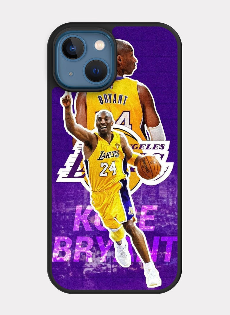 بكسلات كفر ايفون 13 كوبي براينت بنفسجي اصفر - Image 1