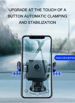 KASTWAVE Car Phone Mount, Dashboard/Air Vent/Windshield Phone Holder for Car 360° Rotation&Extended Arm Stable Car Phone Holder Fit for All Phones  - Image 3