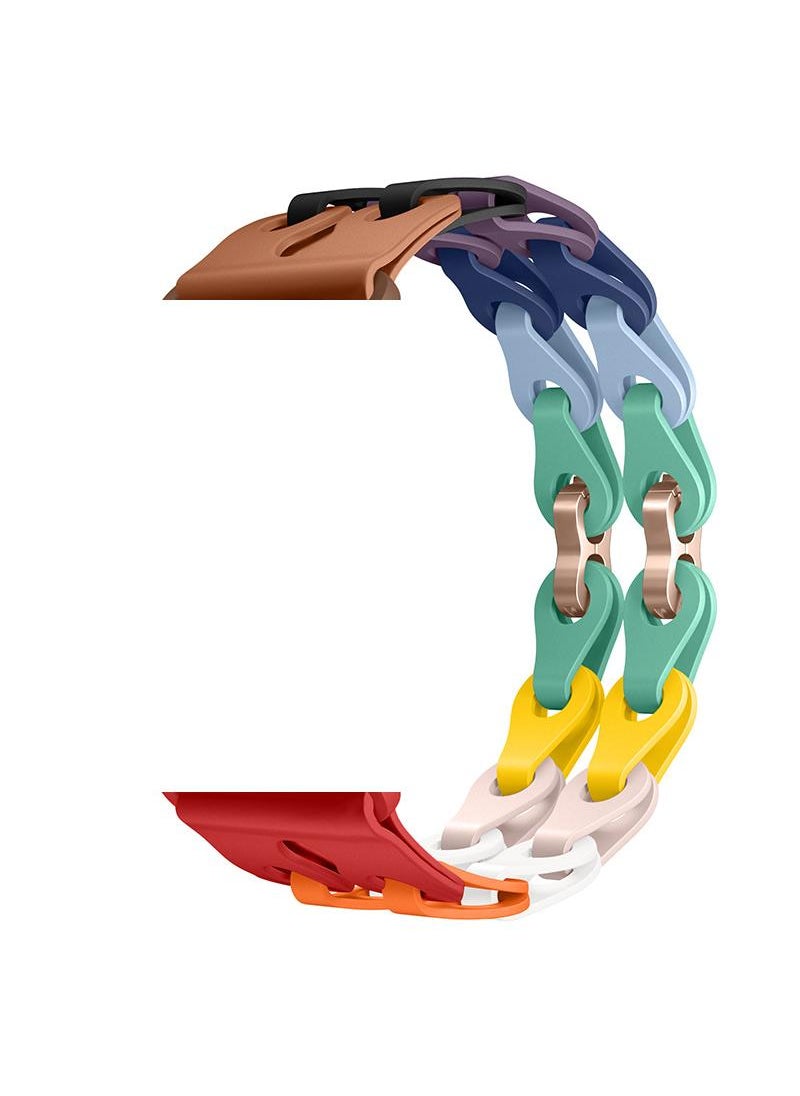 Y&D For Apple 42/44/45/49mm Fashion Hollow Silicone Bracelet Strap  - Image 1