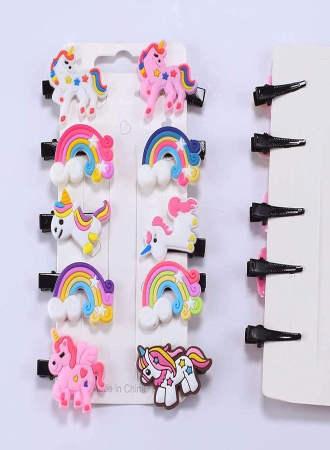 Shidara Unicorn Hair Clips Rainbow Cute Hair Accessories Pins Barrettes Small Hair Clip For Girls Toddler Teens Baby Kids | multi | 20 Pieces - Image 5