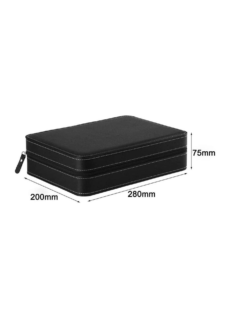 KASTWAVE Watch Box Organizer for Men Storage Box, Fits All Watch Band and Other Accessories Men Multi-functional Bracelet Display Storage Case 10 Slots - Image 5