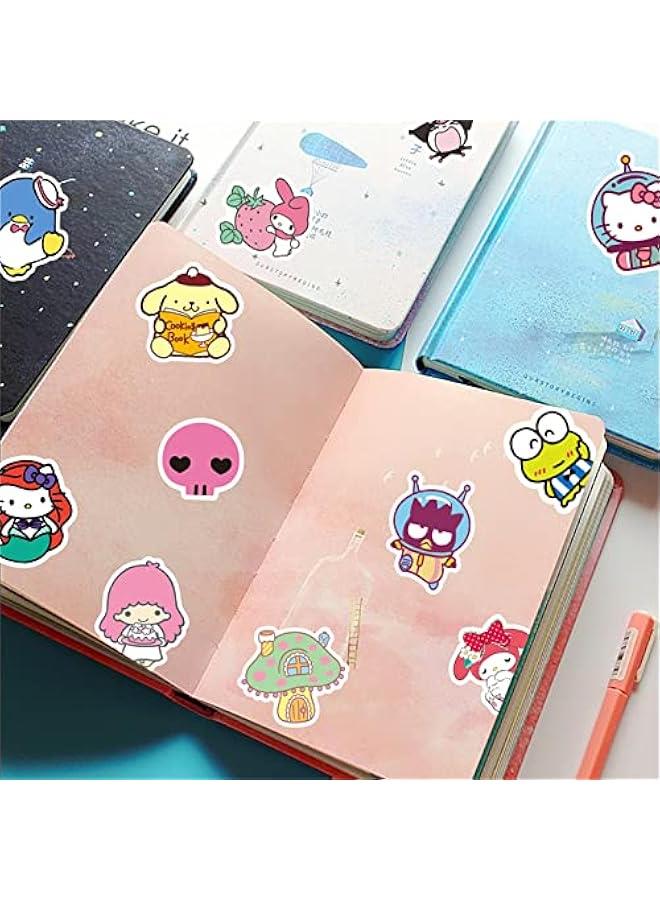 Kids Catoon Stickers Pack 50PCS Cute Stickers Pack Hello Kitty Stickers MyMelody&Kuromi Stickers Cinnamoroll Pompompurin Keroppi Pochaco Stickers Kawaii Sticker Gifts for Kids Teens Girls Adults - Image 4