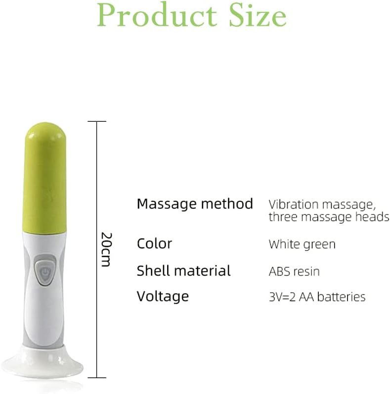 Luckam مدلك كهربائي متعدد الوظائف للعناية بصحة الرأس والرقبة مدلك كامل الجسم على شكل أخطبوط مثلثي من السيليكون صغير محمول مناسب للاسترخاء للرأس والعينين - Image 5