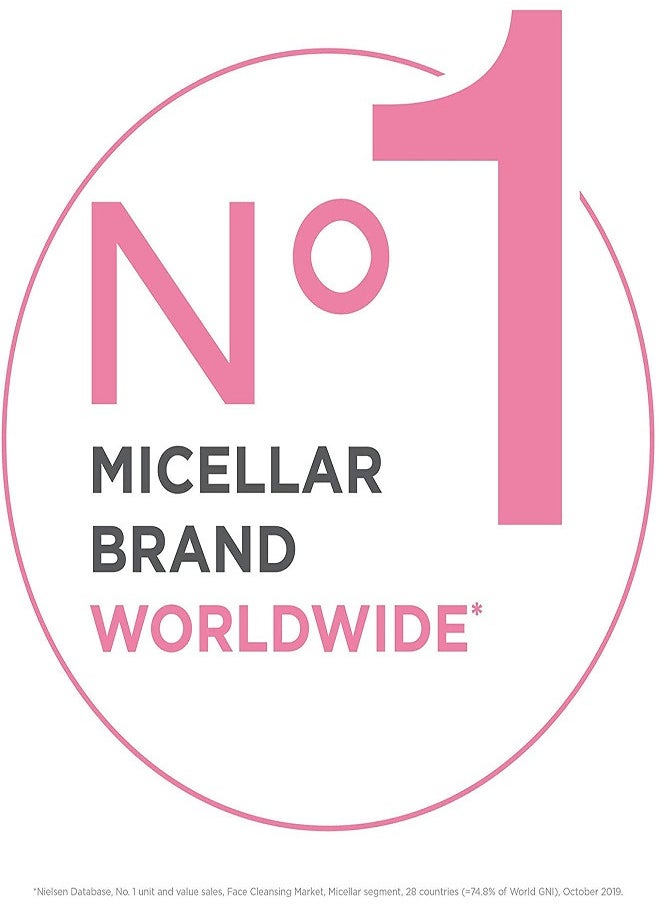 Micellar Water Face Eyes Lips Cleanser And Daily Make up Remover 100ml Plus Viona Makeup Remover Cotton Pads 50 Pcs