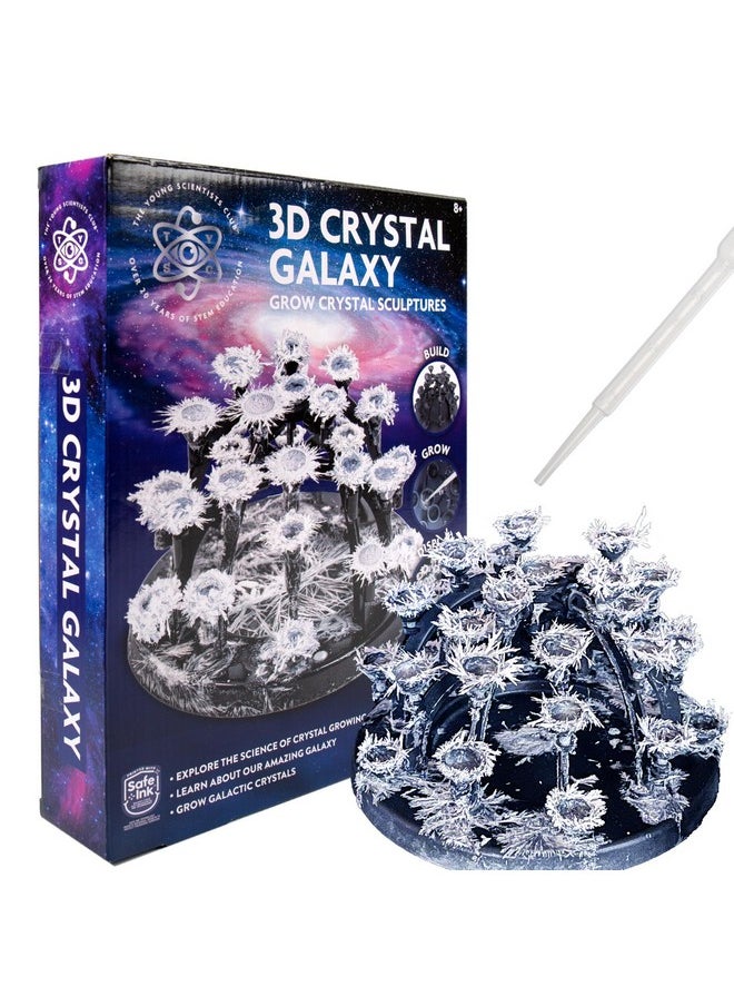 The Young Scientists Club The Young Scientists Club 3D Crystal Galaxy, Grow Crystal Sculptures, Crystal Growing Kit for Kids Science Experiments Gifts for Boys & Girls, STEM Kits for Kids, STEM Toys, 8 Year Old Boy Gift  - Image 1