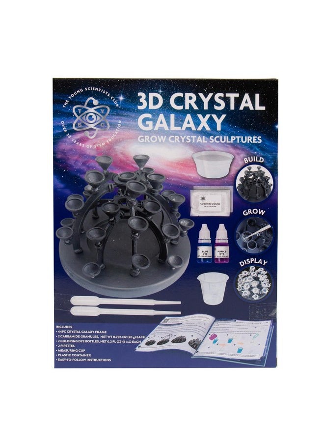 The Young Scientists Club The Young Scientists Club 3D Crystal Galaxy, Grow Crystal Sculptures, Crystal Growing Kit for Kids Science Experiments Gifts for Boys & Girls, STEM Kits for Kids, STEM Toys, 8 Year Old Boy Gift  - Image 5